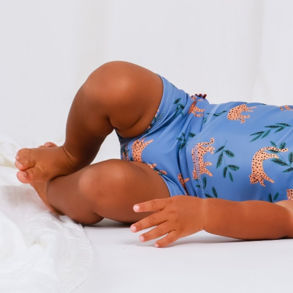 NEW! SOOKIbaby Cheetah Swim Shirt & Short Set (18-24M) - Picture 4 of 4
